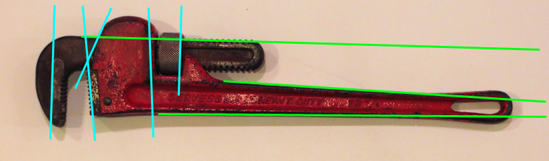 Improved Pipe Wrench Drawing | Michael J Hopcroft